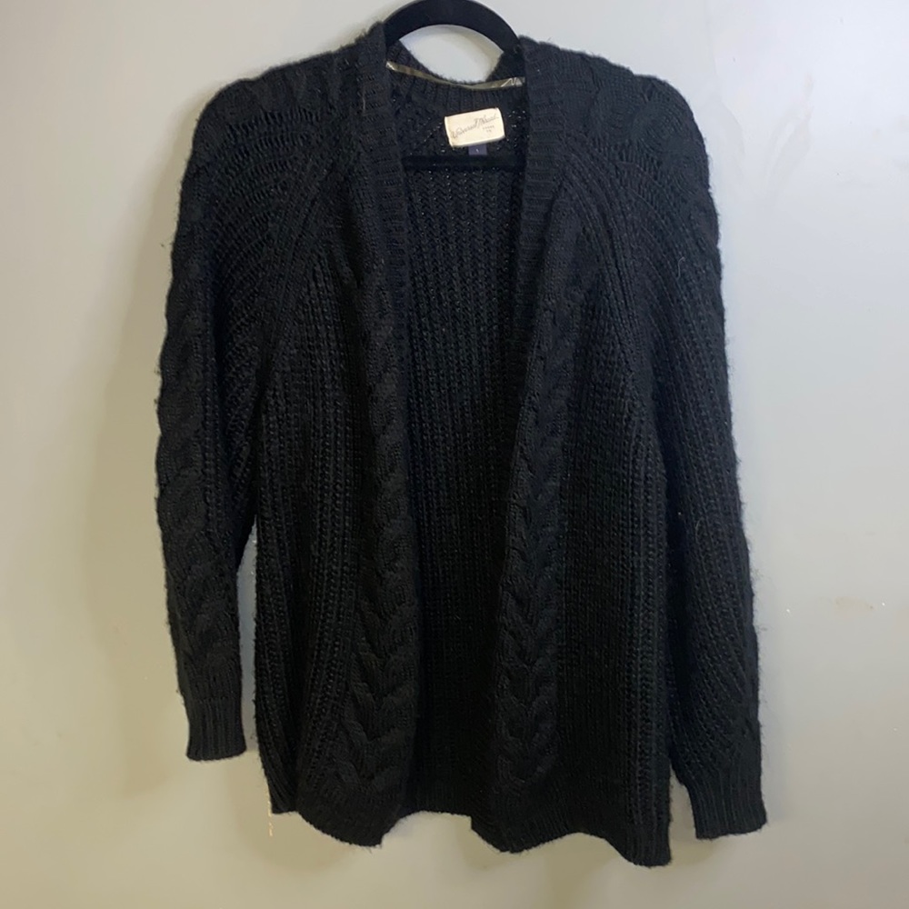 Target Open Front Cable Knit Chunky Cardigan